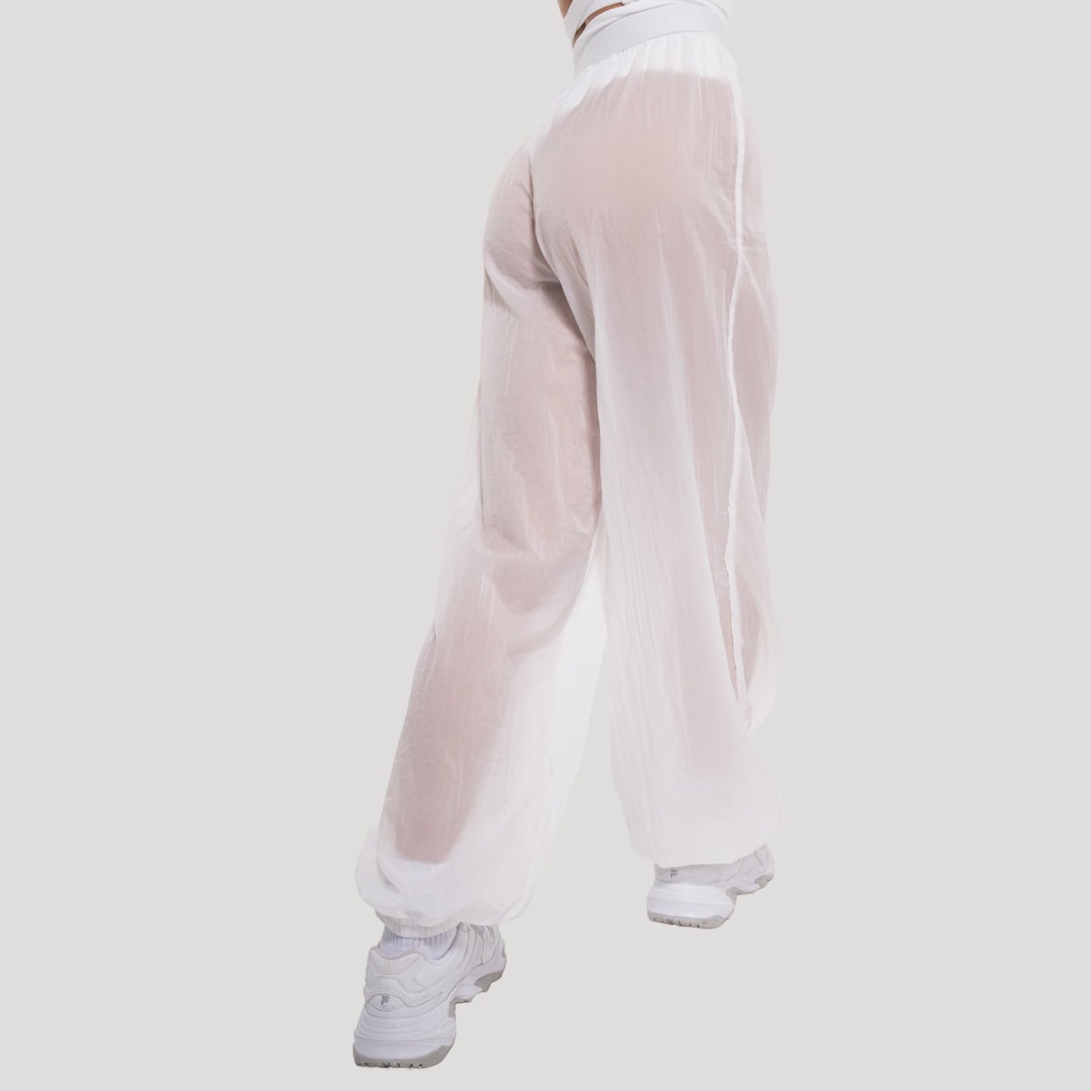 Ženske hlače Flow White - GymBeam