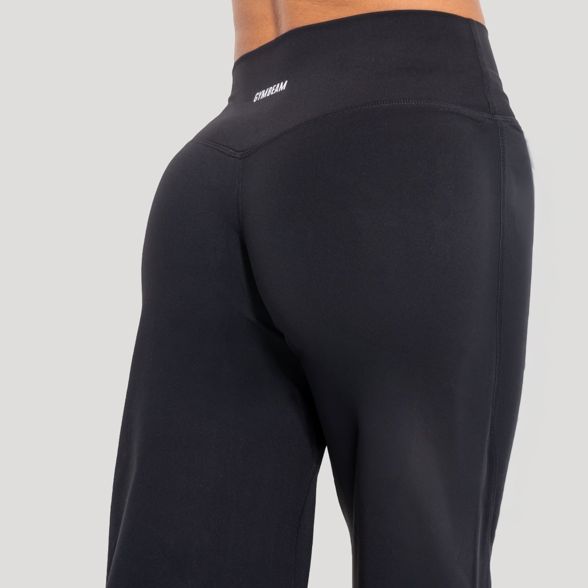 Women‘s Flow Straight Pants Black - GymBeam