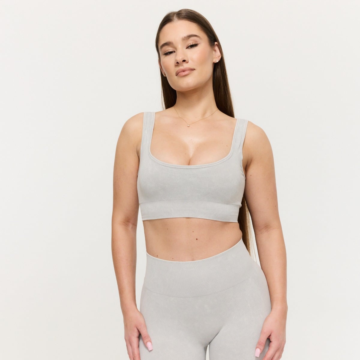 Sportski grudnjak Lift Seamless Grey - GymBeam