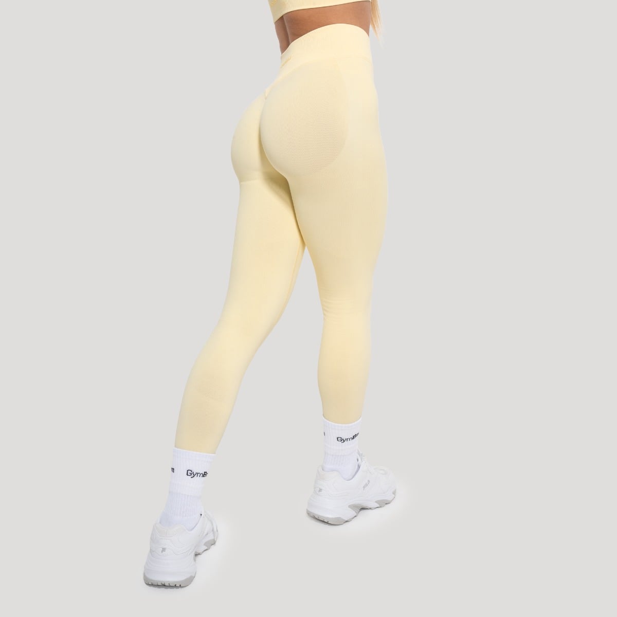 Ženske tajice Luma Butter Yellow - GymBeam