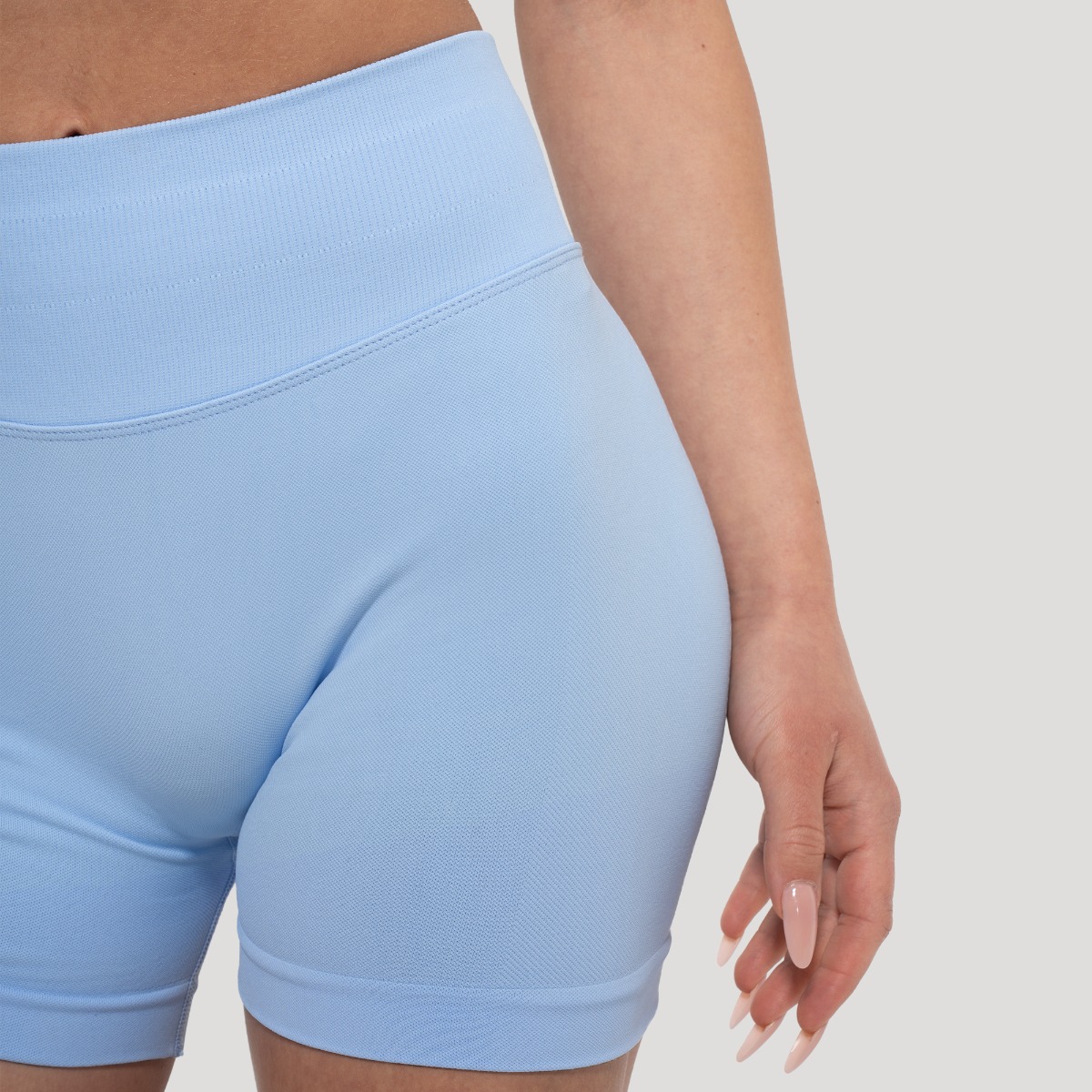 GymBeam Ženske kratke hlače Luma Baby Blue - Veličina: S | Boja: Plava | Težina: 0,107 g | Pakiranje: 127 · záber 6