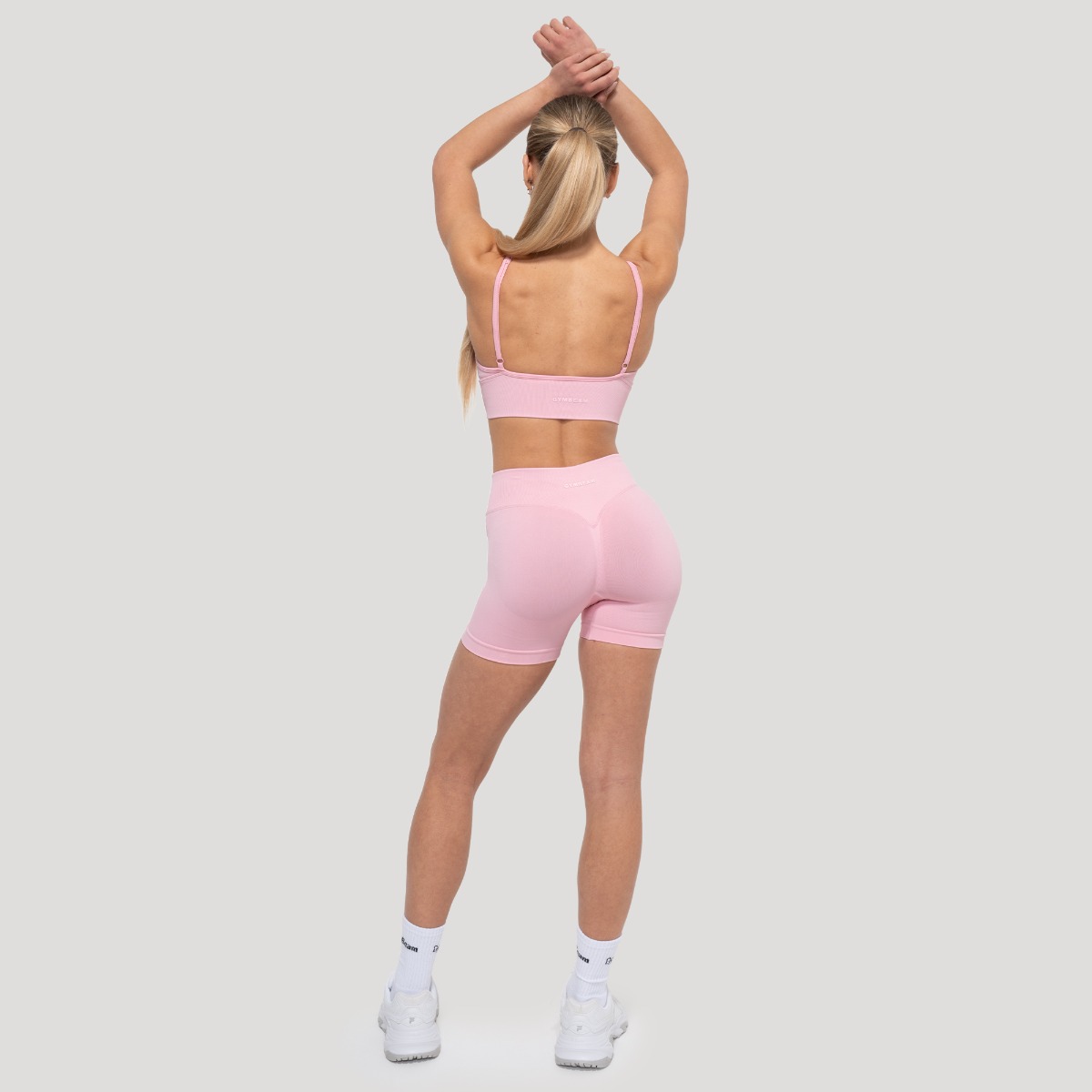 GymBeam Ženske kratke hlače Luma Baby Pink - Veličina: XS | Boja: Roza | Težina: 0,1 g | Pakiranje: 133 · záber 6