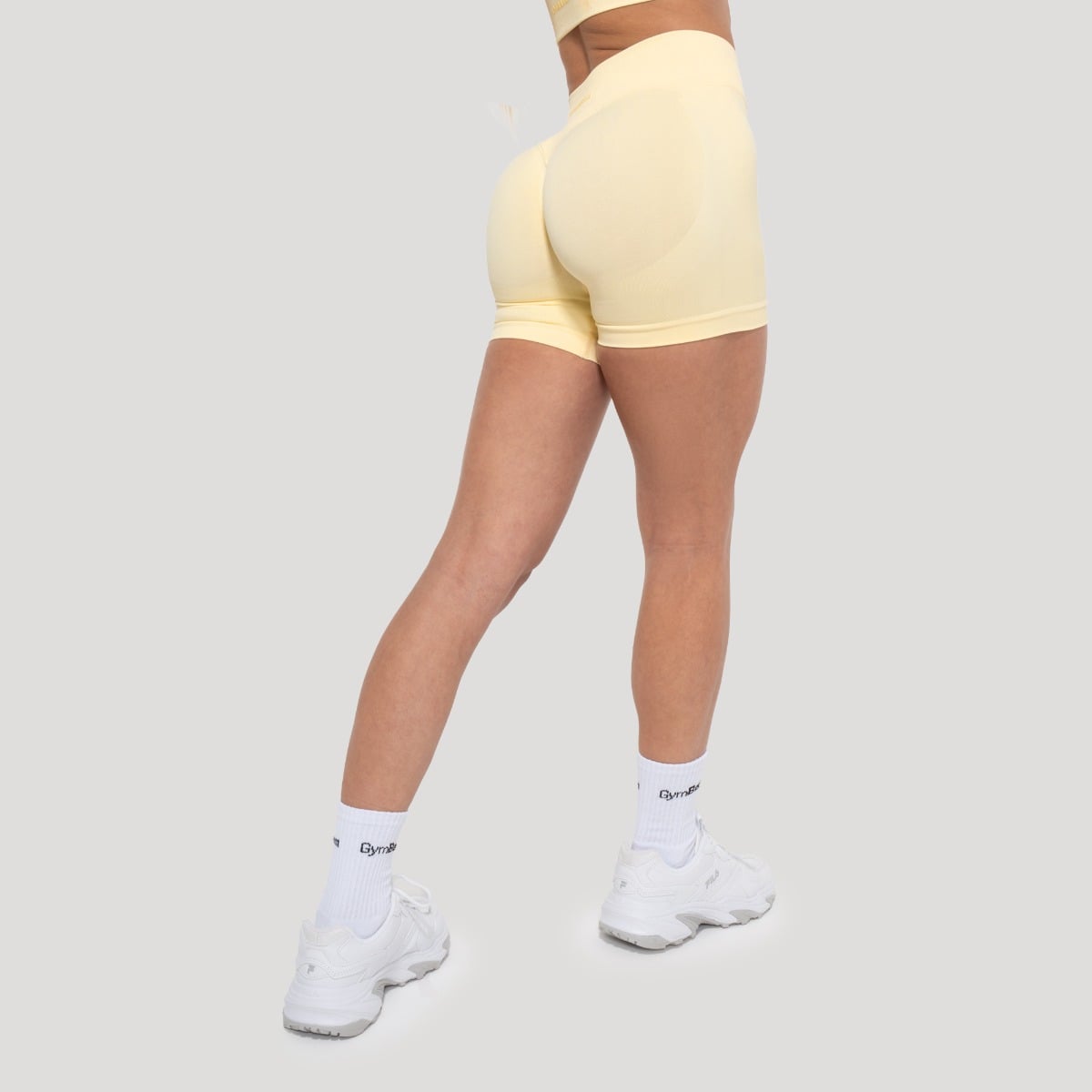 Ženske kratke hlače Luma Butter Yellow - GymBeam