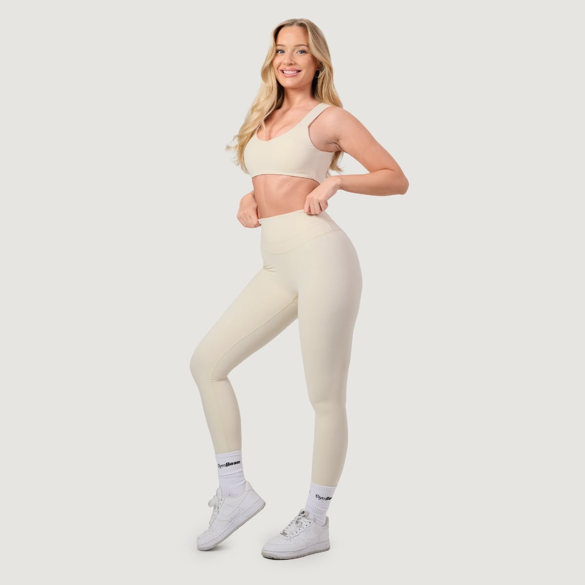 Women‘s NEO Leggings Almond - GymBeam