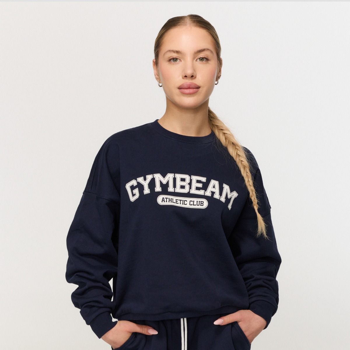 Ženska dukserica Varsity Blue - GymBeam