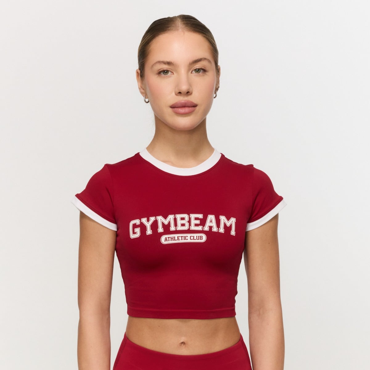 Ženska majica Varsity Red - GymBeam