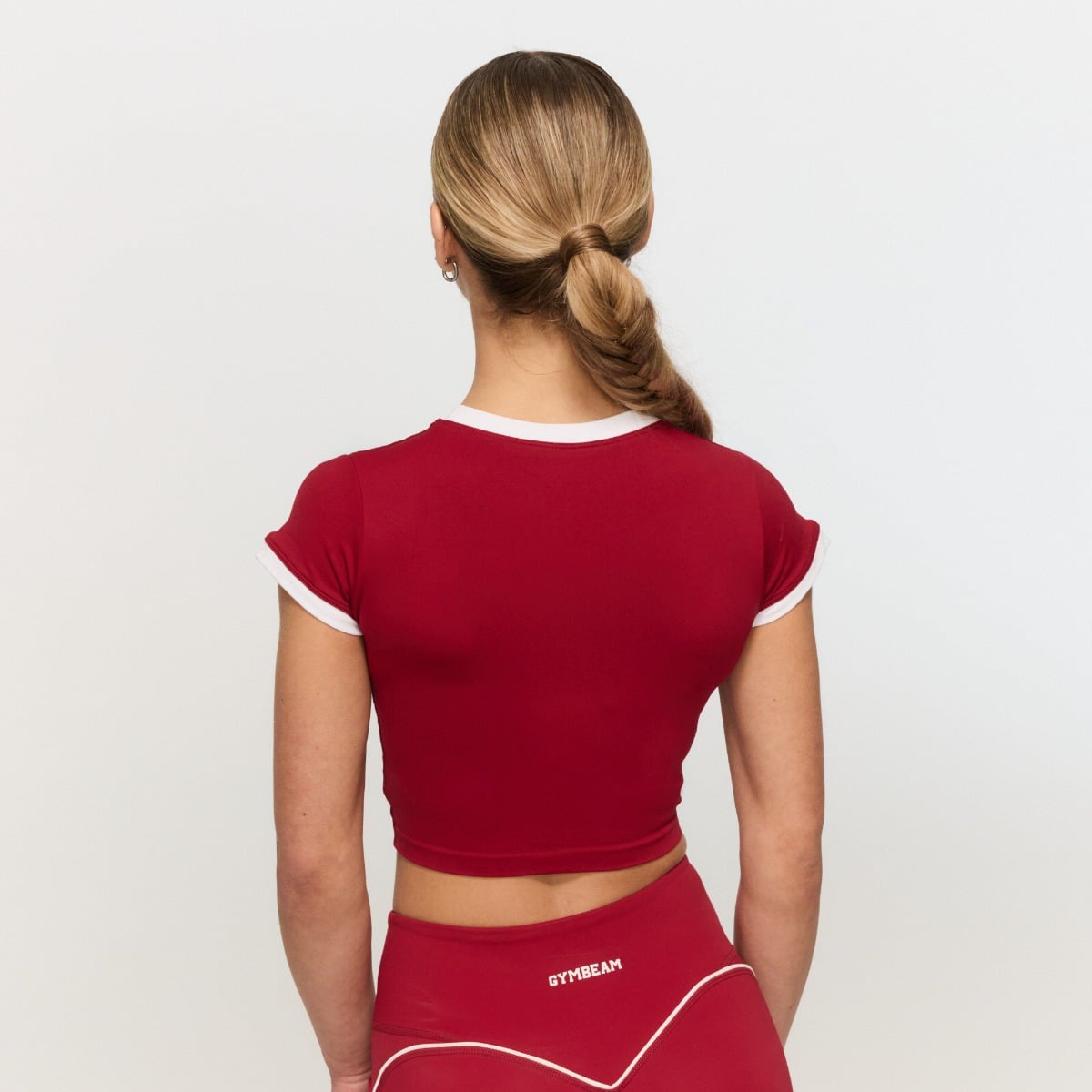 Ženska majica Varsity Red - GymBeam