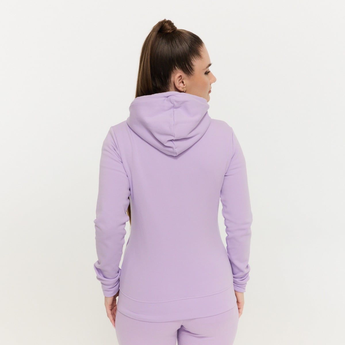 Ženska dukserica Limitless Zip Up Lavender - GymBeam