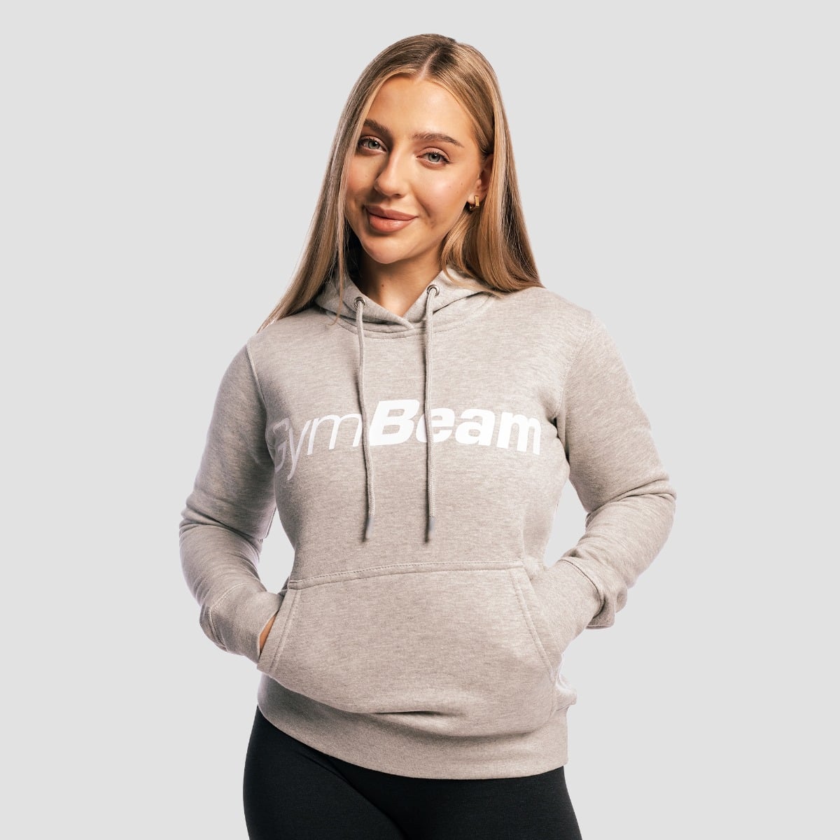 Women‘s Athlete Hoodie Grey - GymBeam
