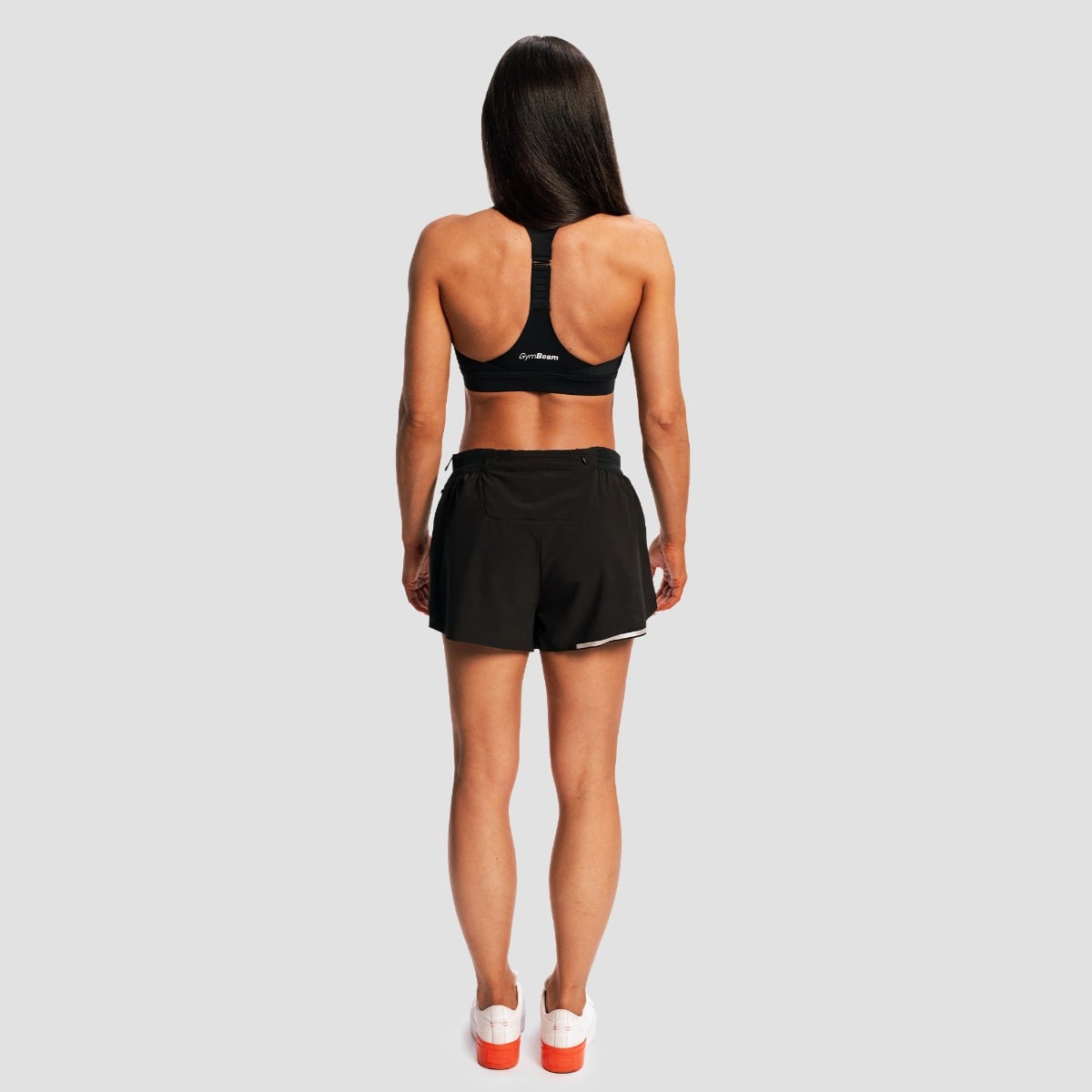 GymBeam Women‘s Pulse X Running shorts Black - Veličina: XS | Boja: Crna | Težina: 0,09 g | Pakiranje: 69 · záber 6