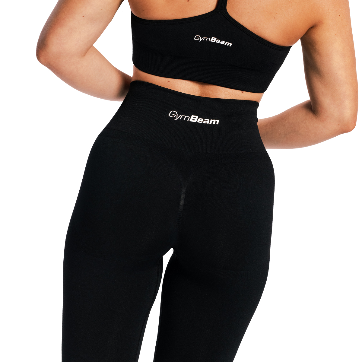 GymBeam Women‘s Sculpt Seamless Leggings Black - Veličina: S | Boja: Crna | Težina: 0,191 g | Pakiranje: 70 · záber 7