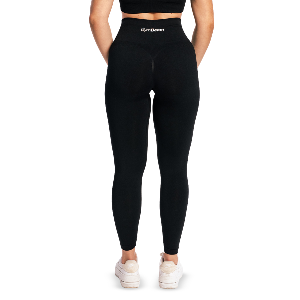 GymBeam Women‘s Sculpt Seamless Leggings Black - Veličina: S | Boja: Crna | Težina: 0,191 g | Pakiranje: 70 · záber 8