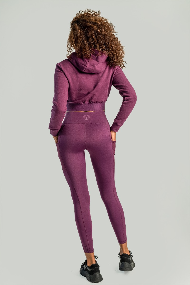 STRIX Ženske Tajice Essential Plum - Veličina: M | Boja: Purpurna | Težina: 0,2 g | Pakiranje: 83 · záber 6