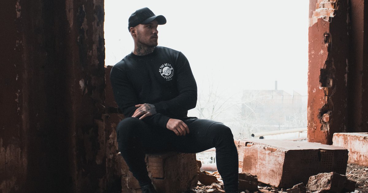 Dukserica The Best Version Black - GymBeam