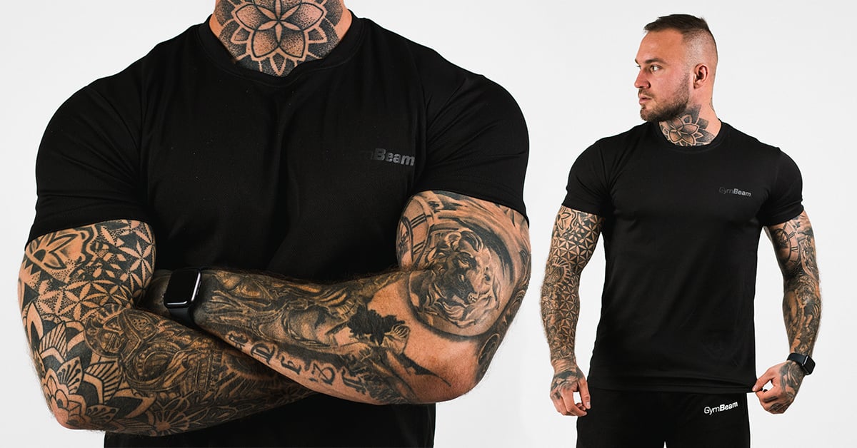 Men‘s TRN T-Shirt 3Pack Black - GymBeam